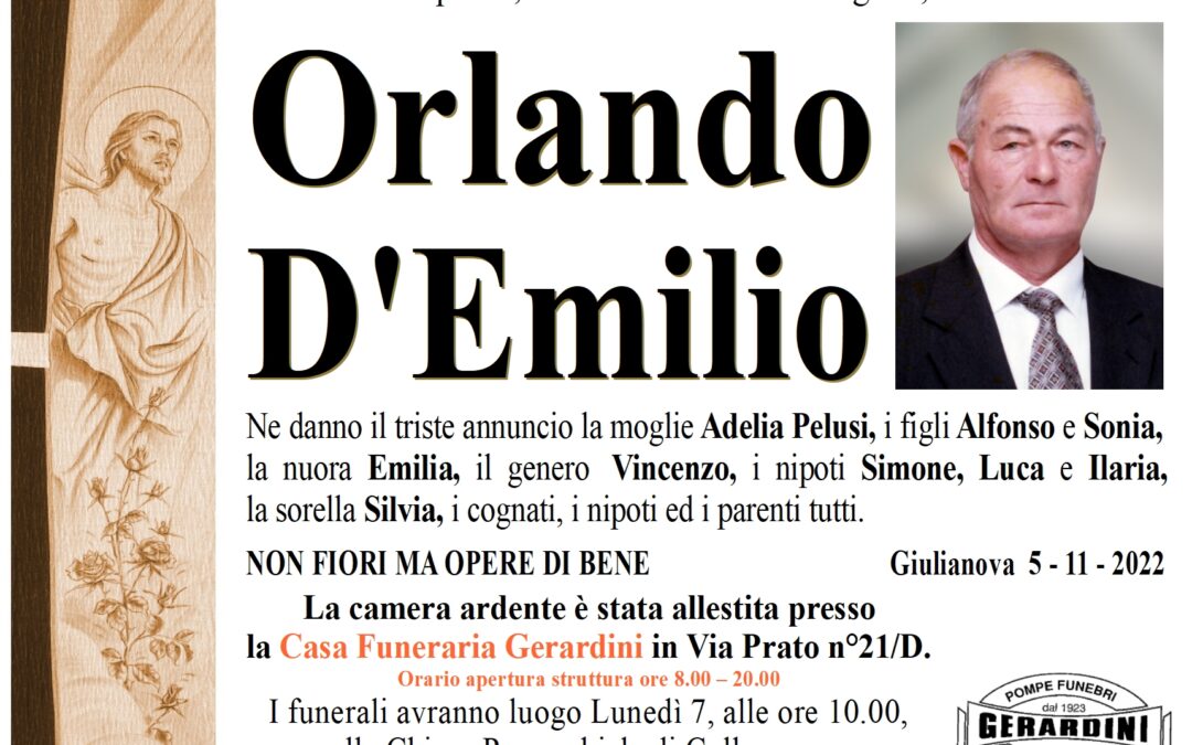 ORLANDO D’EMILIO