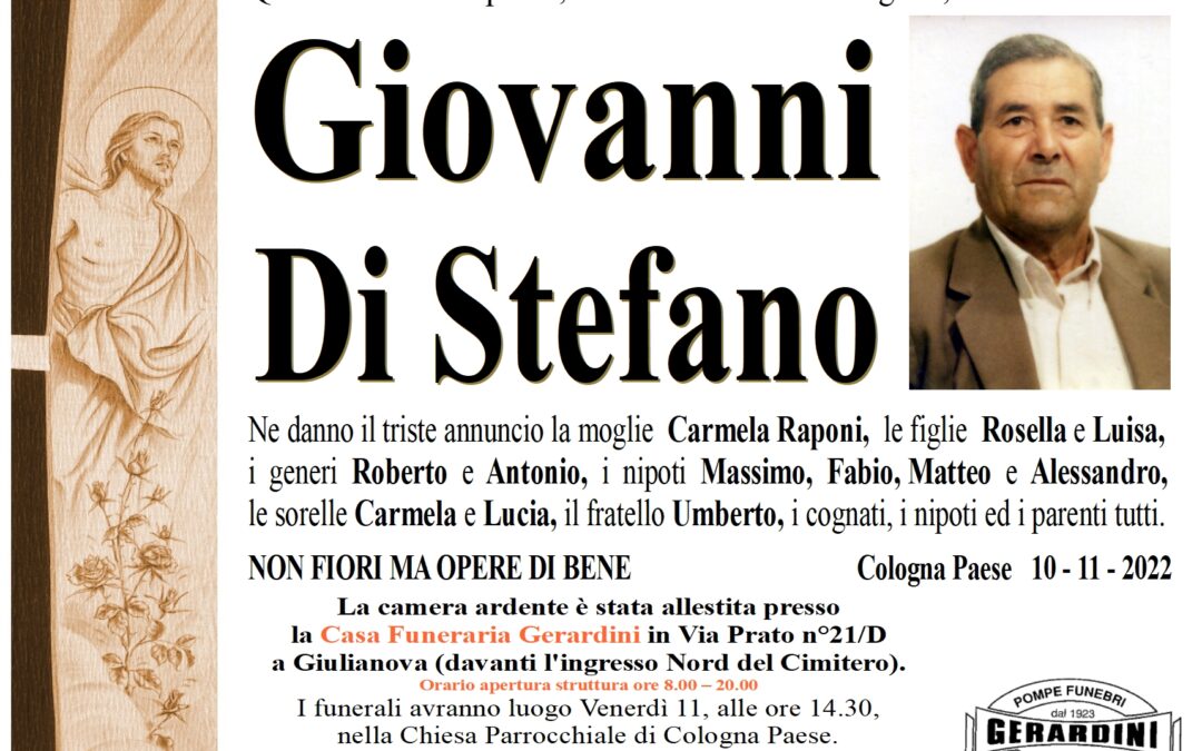 GIOVANNI DI STEFANO