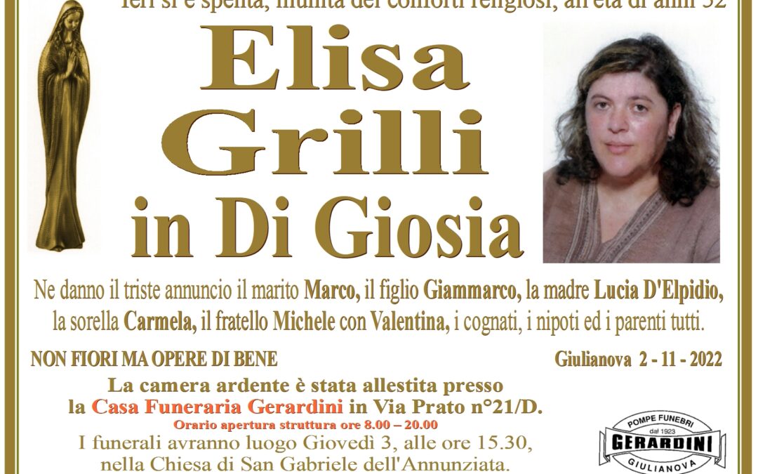 ELISA GRILLI IN DI GIOSIA