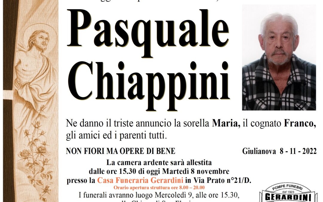 PASQUALE CHIAPPINI