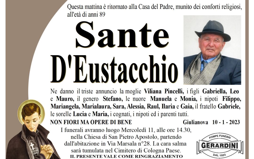 SANTE D’EUSTACCHIO