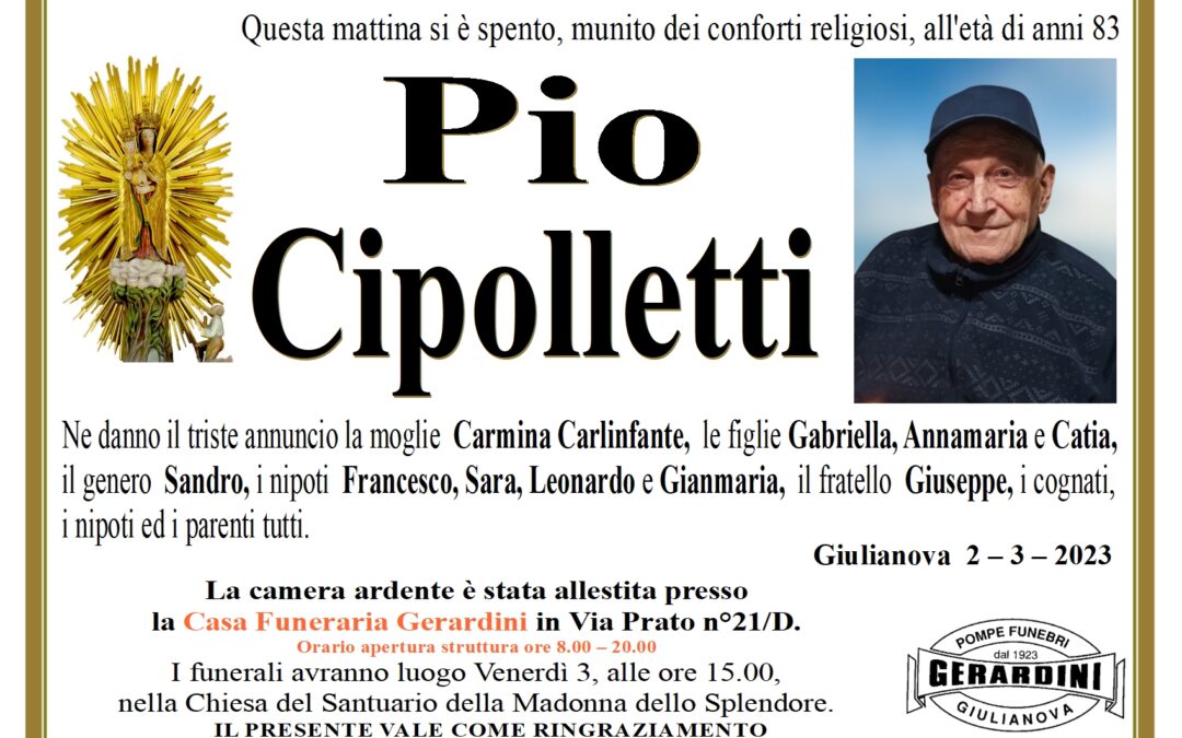 PIO CIPOLLETTI