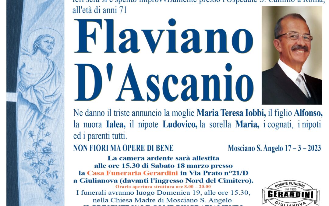 FLAVIANO D’ASCANIO