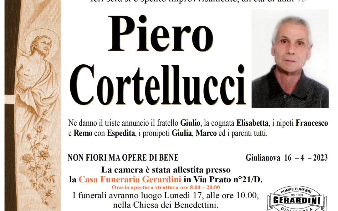 PIERO CORTELLUCCI