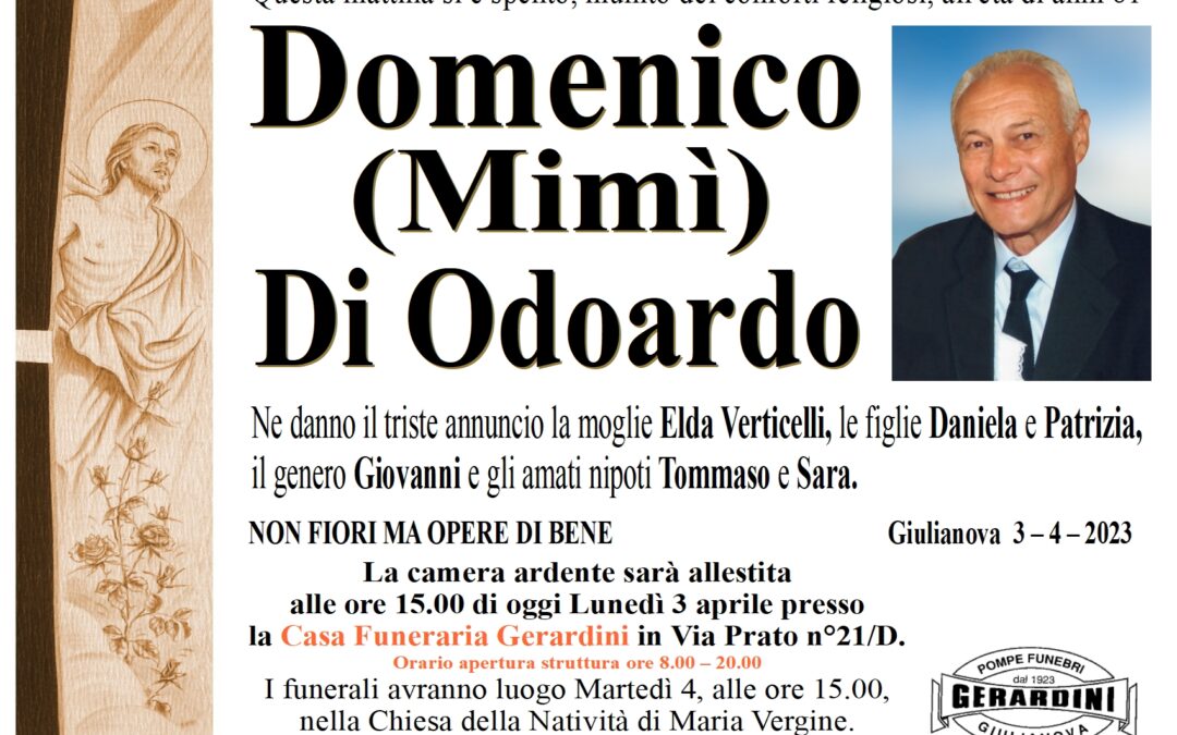 DOMENICO (MIMI’) DI ODOARDO