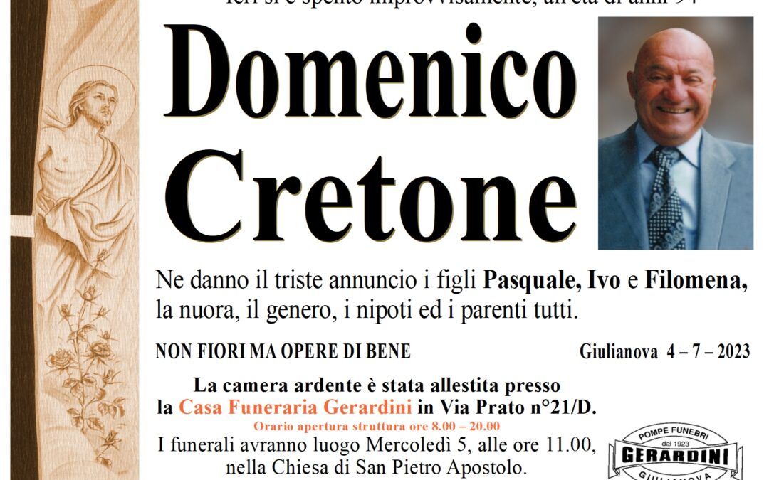 DOMENICO CRETONE