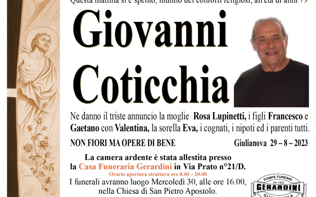 GIOVANNI COTICCHIA