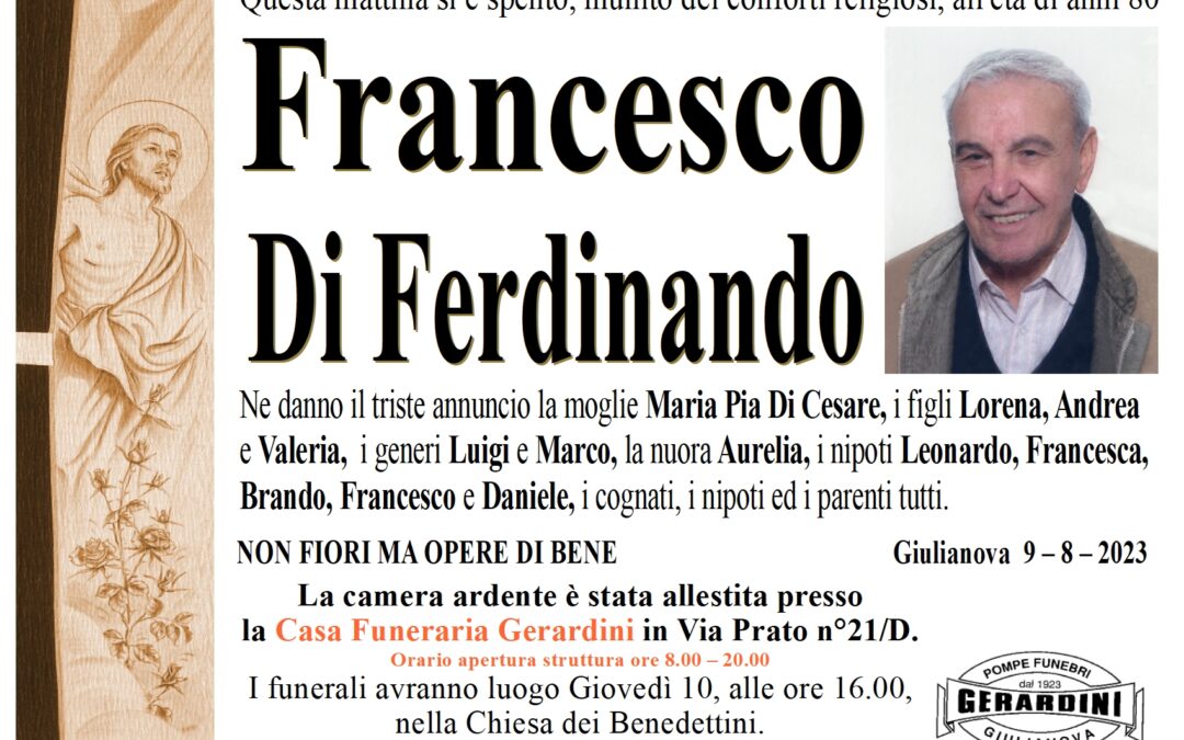 FRANCESCO DI FERDINANDO