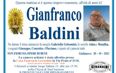 GIANFRANCO BALDINI