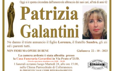 PATRIZIA GALANTINI