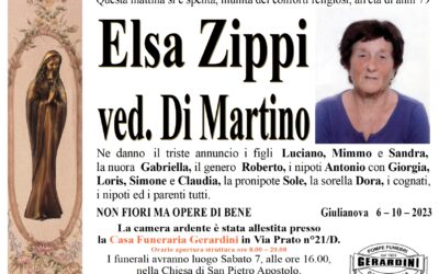 ELSA ZIPPI VED. DI MARTINO