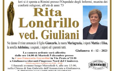 RITA LONDRILLO VED. GIULIANI