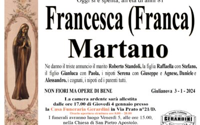 FRANCESCA (FRANCA) MARTANO