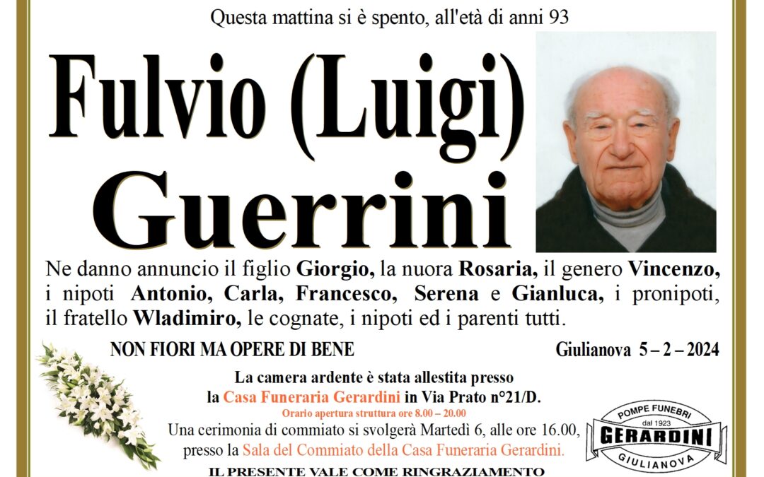 FULVIO (LUIGI) GUERRINI