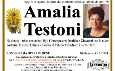 AMALIA TESTONI