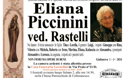 ELIANA PICCININI VED. RASTELLI