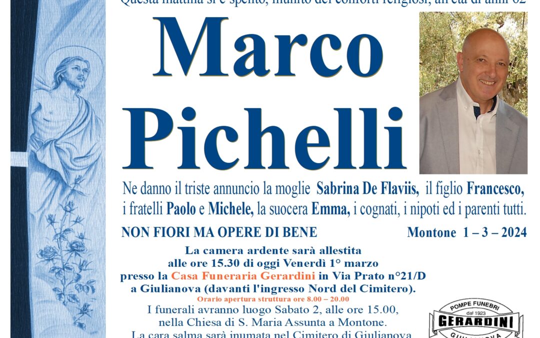 MARCO PICHELLI