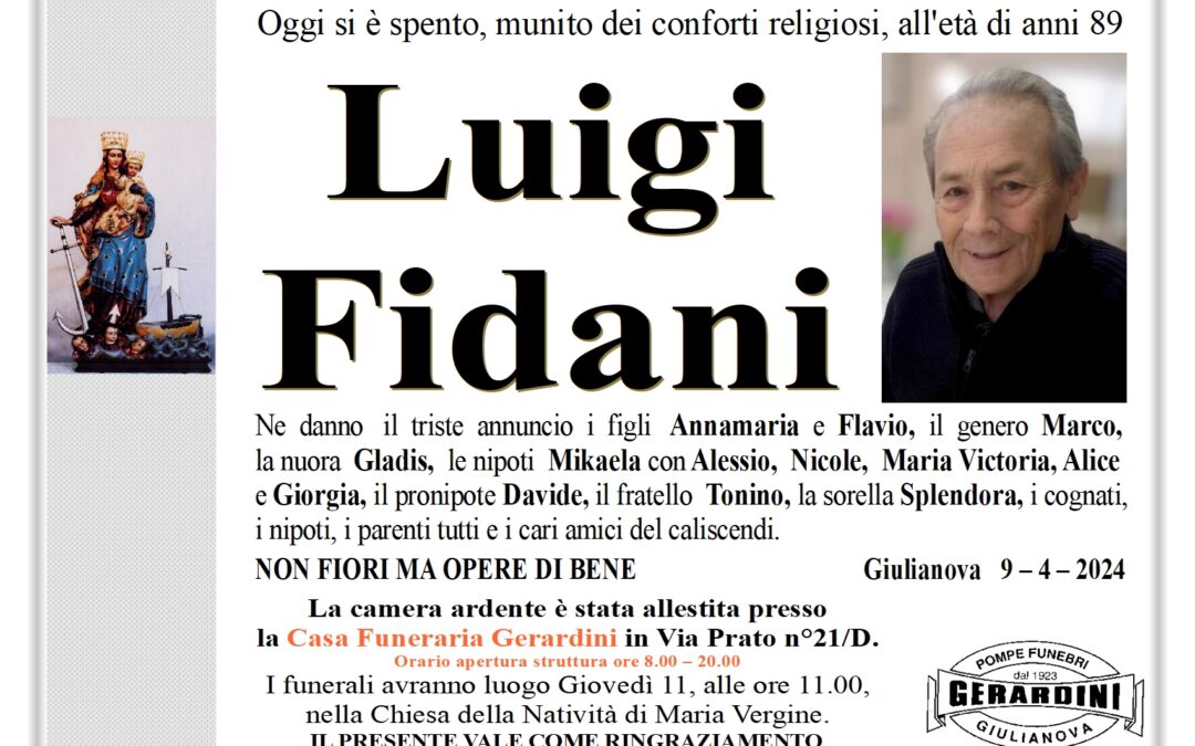 LUIGI FIDANI