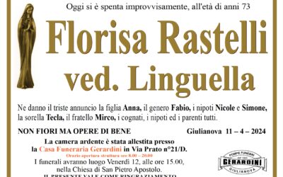 FLORISA RASTELLI VED. LINGUELLA