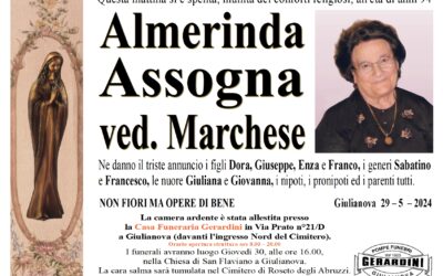 ALMERINDA ASSOGNA VED. MARCHESE