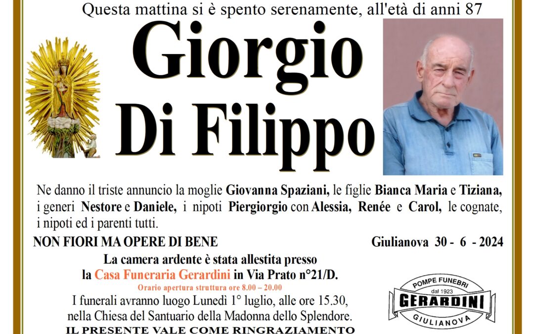 GIORGIO DI FILIPPO