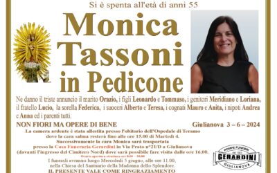 MONICA TASSONI IN PEDICONE