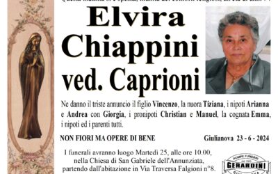 ELVIRA CHIAPPINI VED.CAPRIONI