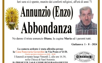 ANNUNZIO (ENZO) ABBONDANZA