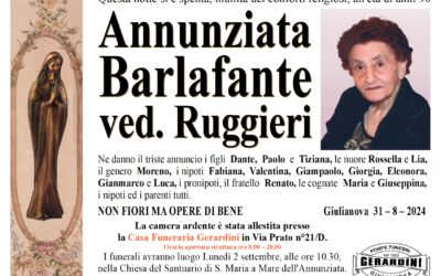 ANNUNZIATA BARLAFANTE VED. RUGGIERI