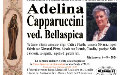 ADELINA CAPPARUCCINI VED. BELLASPICA