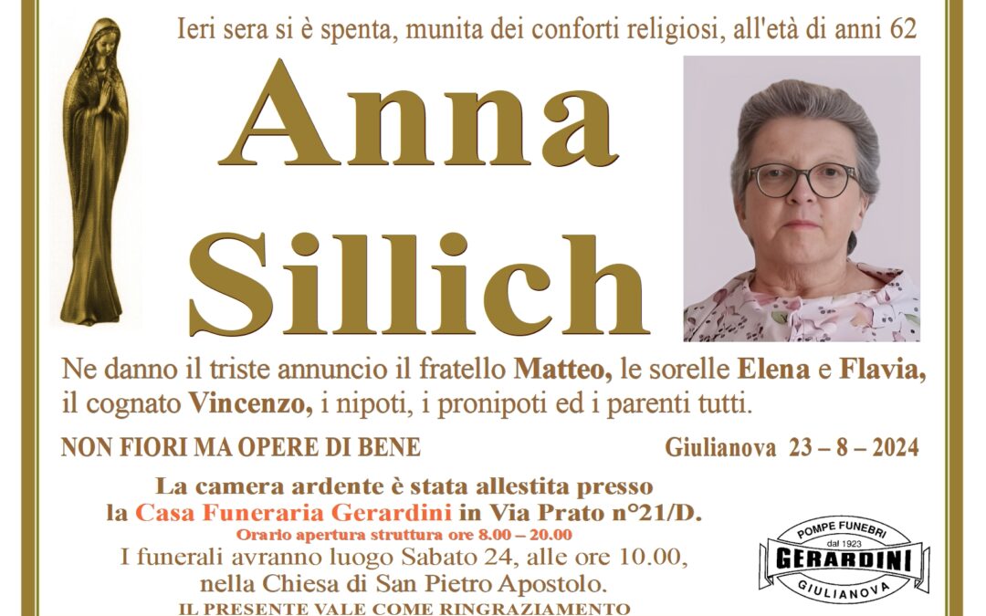 ANNA SILLICH