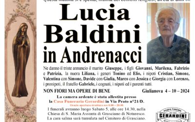 LUCIA BALDINI IN ANDRENACCI