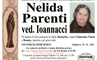 NELIDA PARENTI VED. IOANNACCI