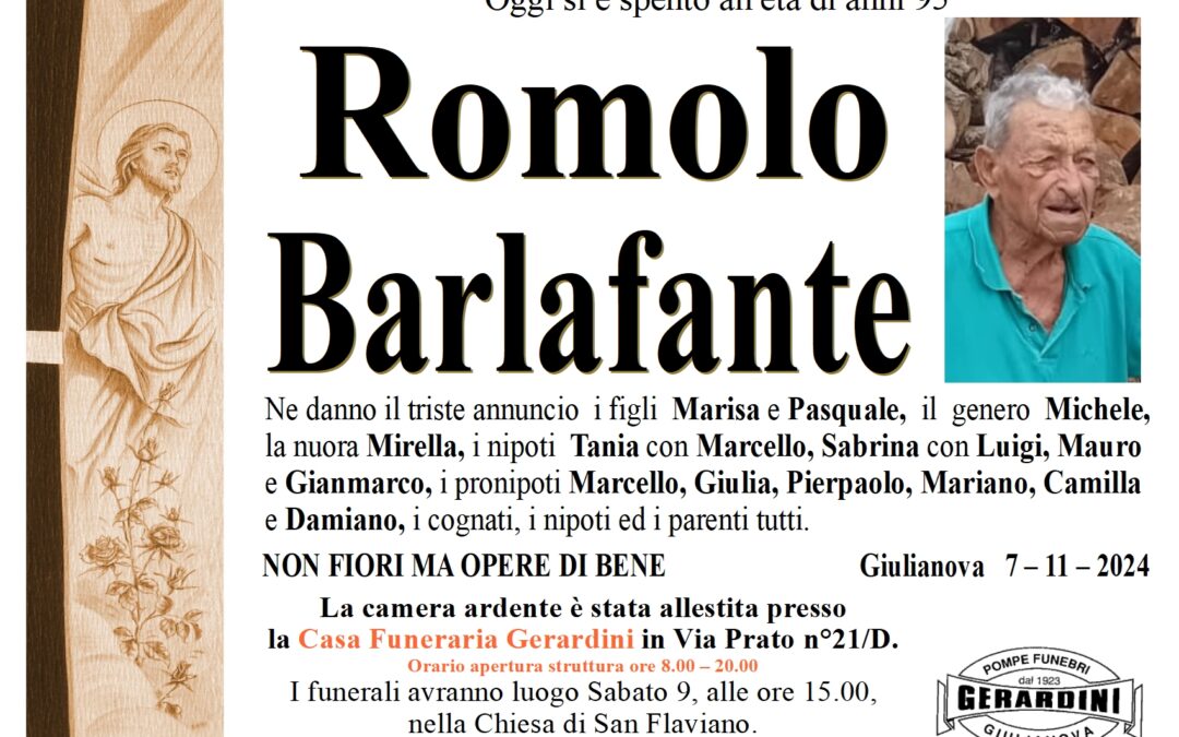 ROMOLO BARLAFANTE