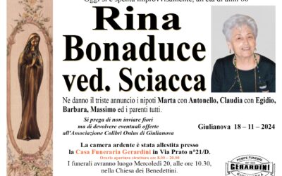 RINA BONADUCE VED. SCIACCA