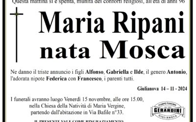 MARIA RIPANI NATA MOSCA