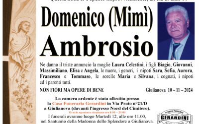 DOMENICO (MIMI’) AMBROSIO