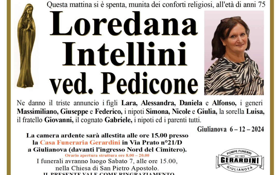 LOREDANA INTELLINI VED. PEDICONE