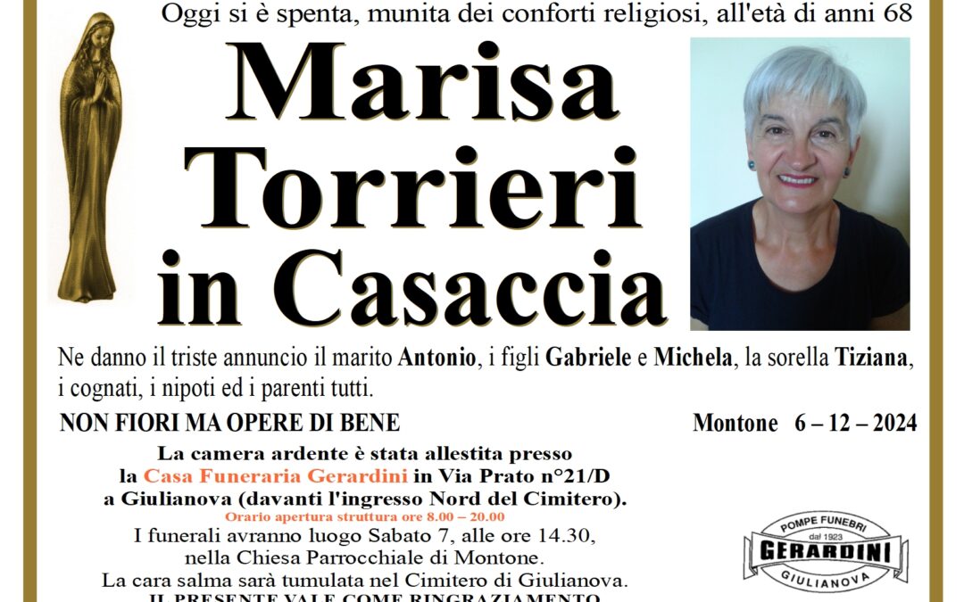 MARISA TORRIERI IN CASACCIA